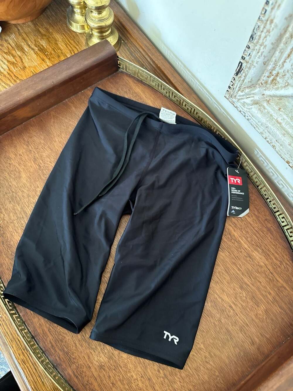 TYR Men's TYReco Solid Jammer Swimsuit